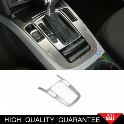 For Audi A4 A5 2009-2016 Silver Steels Central Console Gear Shift Panel Trim - Image 1 of 4
