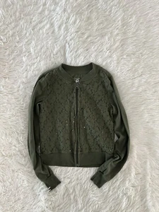 JUSTICE Girl’s green sweater size 8 - Picture 1 of 8