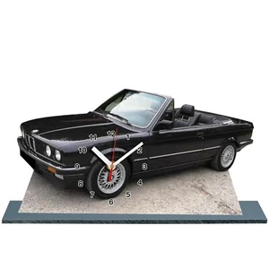 Voiture, bmw-e30-325-07-cabriolet  en Horloge sur socle - Picture 1 of 1