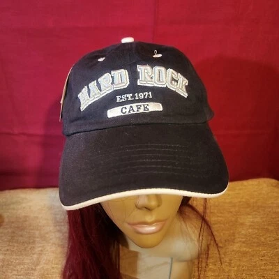 Gorra de béisbol Hard Rock azul ajustable Islas Caimán Foto 1 de 4