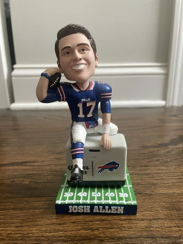 Buffalo Bills Josh Allen RARE Bobblehead!! Corona Beer Seltzer Jumping Cooler Cover