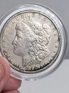 1890 (P) Morgan Silver Dollar Appears VF See Pics Grade Yourself - Picture 1 of 12