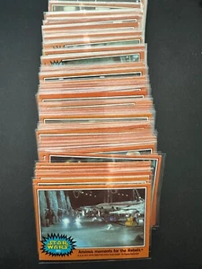 1977 Topps Star Wars Series 5 Singles (Orange Set) - YOU CHOOSE New Cards Added - Picture 1 of 131