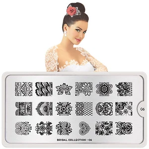 MoYou London Stamping Schablone Bridal # 6 - Picture 1 of 3