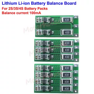 2S 3S 4S 18650 Li-ion Lithium Battery Cell Charger Module Balance Circuit Board - Picture 1 of 10