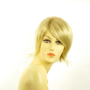 short wig for women golden blond wick very light blond ref: ROSY 24bt613 PERUK - Picture 1 of 8