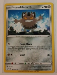 Pokemon Galarian MEOWTH 25th Anniversary General Mills 127/202 NON-HOLO Card  - Picture 1 of 1