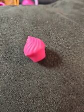 Plastic Toy Pink Cupcake (.5inx1in)