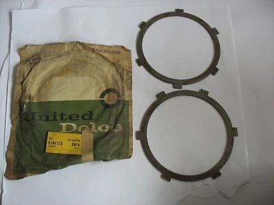 Nuevo de Lote Antiguo GM 1962 1963 CHEVROLET CORVETTE TRANSMISIÓN EMBRAGUE Placa 3799212 Cantidad 2 Foto 1 de 2