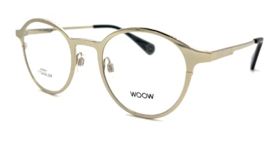 NEW WOOW DÉJÀ VU 2 901 SHINY YELLOW GOLD AUTHENTIC EYEGLASSES 47 - 22 - 145 - Image 1 of 4