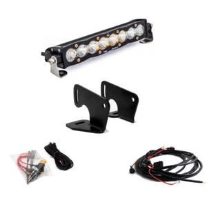 Baja Designs 10" S8 Hood Mount Light Bar Kit For 2020+ Polaris RZR Pro XP/XP4 - Picture 1 of 7