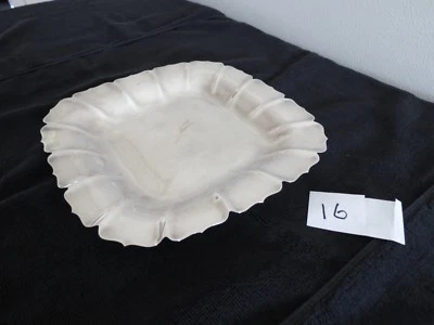 Plato de plata 10,5" cuadrado Lunt vintage años 50 Foto 1 de 4