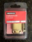 Homebase Cupboard Lock Brass Plated 64mm