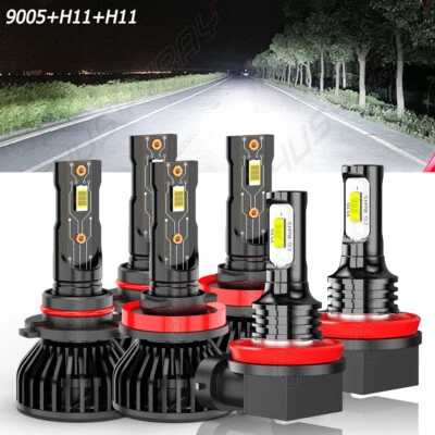 Combo faros luces bajas altas + luces antiniebla 6X para Toyota Venza 2009 2010-2016 Foto 1 de 4