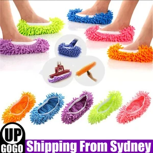 1PC/1Pair Mop Slipper Lazy Floor Polishing Cleaning Shoe Mopping Slipper Cover - Picture 1 of 17
