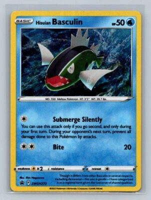 SWSH: Sword & Shield Promo Cards #SWSH273 Hisuian Basculin COSMOS HOLO - Image 1 of 2