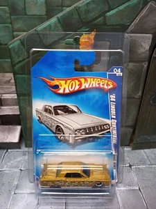 2009 Hot Wheels #140 Rebel Rides 4/10 '64 LINCOLN CONTINENTAL Gold Variant - Picture 1 of 2