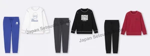 EVANGELION x GU Stretch Soft Lounge Set Manica Lunga Nuovo Giappone Limited 2024 - Foto 1 di 21