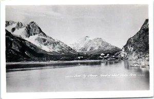 Postal Canadá Yukon Ben-My-Chree Cabeza de West Taku Brazo Pase Blanco RPPC - Imagen 1 de 2