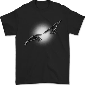 Gotico Creazione Di Adam Parodia Goth Divertente T-Shirt 100% Cotone - Foto 1 di 2