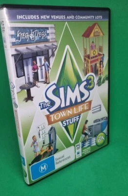 The Sims 3: Town Life Stuff EA PC Mac Game 2011 Video Game Strategy  - Image 1 of 3