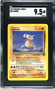 1999 Pokemon Jungle 50/64 Cubone Grade 9.5 MINT SGC 9.5 - Picture 1 of 2