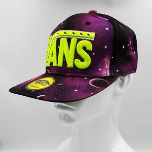 Vans - Baseballmütze Sommer breite flache Krempe bestickt | buntes Galaxy Patt... - Bild 1 von 4