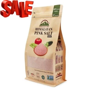 Himalayan Chef Pink Himalayan Salt, Fine Grain - 1 lbs (1 Pound Bag) - Picture 1 of 6