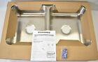 Kindred Double Bowl Topmount Kitchen Sink Stainless Steel 33