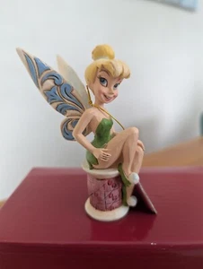 Disney Traditions Jim Shore Crafty Tink Tinker Bell On Bobbin Figurine - Picture 1 of 6