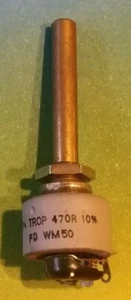1 x Poti Drahtkeramik P4 Trop 470 Ohm 10% NOS WM50 - Bild 1 von 2