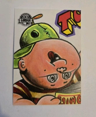 2023 TOPPS GARBAGE PAIL KIDS KRASHERS СЕРИЯ 4 ЭСКИЗНАЯ КАРТОЧКА 1/1 ЭРИК МЕДИНА ДОН - Изображение 1 из 2