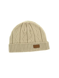 Cuffed Beanie Unisex Khaki Thick and Warm Knit Winter Hat Skull Cap by Back 40 - Picture 1 of 3