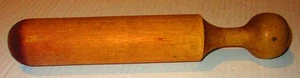 Vintage Wooden Pestle for Food Mill Colander Sieve Masher Rounded End 1.75”x10” - Picture 1 of 1