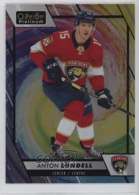 2023-24 O-Pee-Chee Platinum Rainbow Color Wheel Anton Lundell #52 - Image 1 of 2