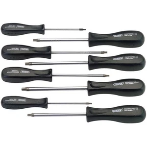 Draper Torx Star Mechanic's Security Screwdriver Set 8 Piece Square Handle 27017 - Picture 1 of 1