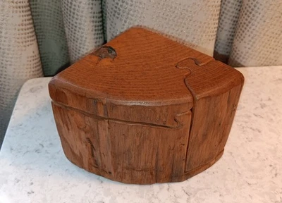Vintage Don Rupard Signed 9 Piece Wood Puzzle Box  - Image 1 of 4