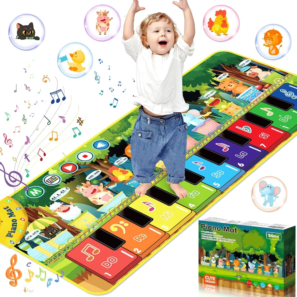 Tappeto Musicale, Tappeto Musicale Bambini, Bambini Tappetino per Pianoforte Con - Immagine 1 di 4