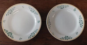 Paire d'assiettes plates en faïence terre de fer Varages France - Imagen 1 de 7