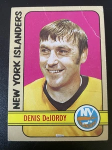 DENIS DeJORDY #144 1972-73 Topps Hockey Free Comb Ship - Note Condition - Foto 1 di 2