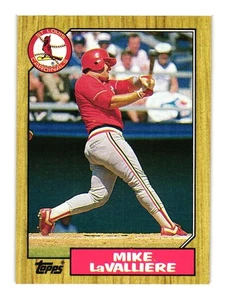 1987 Topps #162 Mike LaValliere St. Louis Cardinals - Picture 1 of 2
