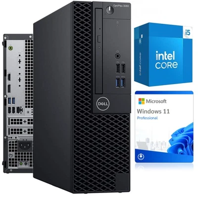 Computer desktop Dell OptiPlex 3060 SFF Slim i5-8400 16 GB NUOVO 4 TB W11P CLASSE A - Immagine 1 di 4