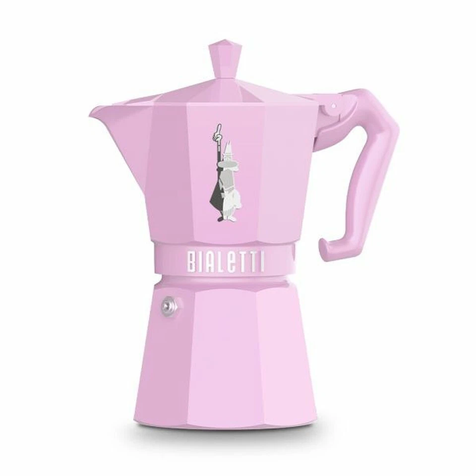 Cafetera Italiana Bialetti MOKA EXCLUSIVE Rosa Aluminio 6 Tazas - Imagen 1 de 1