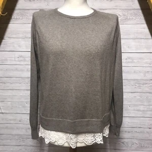 Suéter Oui Mujer Diseñador Jersey Marrón Reino Unido 10 Lana Mezcla Cachemira PVP £89 - Imagen 1 de 9