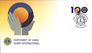 Australia Centenario de Clubes de Leones 2017 sello de $1 cubierta de primer día, muy buen estado - Imagen 1 de 1