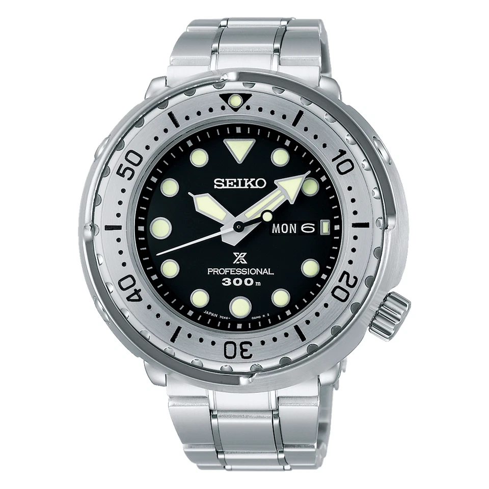 New Seiko Prospex Professional Diver ST Steel Black Dial Men's Watch S23633 - Image 1 of 1