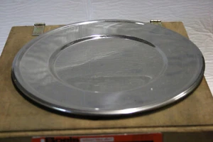 Servierteller Servierplatte rund 33cm Gastro Edelstahl - Bild 1 von 2