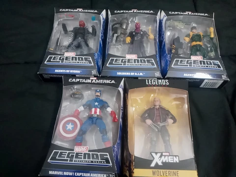 Marvel Legends Action Figures Avengers CIB/SEALED Cover
