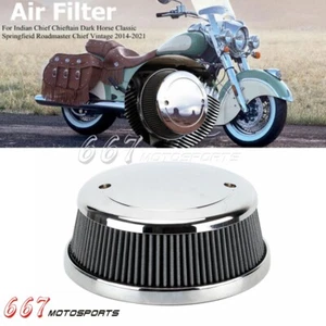Air Filte For Indian Chief Chieftain Roadmaster Springfield Dark Horse Vintage - Picture 1 of 9