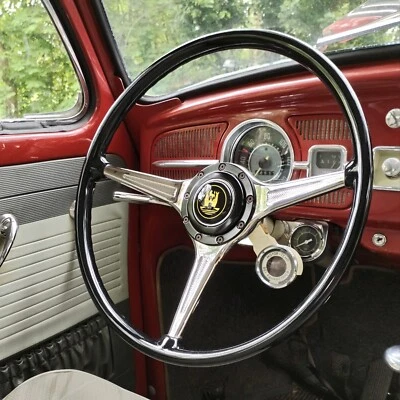 Beetle Ghia Type 3 Porsche 356 Steering Wheel vw threefivesix AAC373 - image 1 of 4